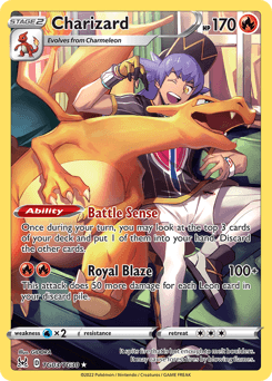 Charizard TG03 — Lost Origin Trainer Gallery
