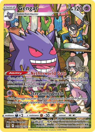 Carta Gengar TG06/30 do set Lost Origin Trainer Gallery — Pokémon TCG | Bynx