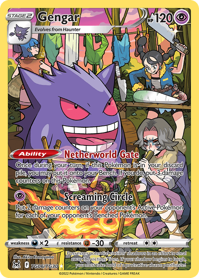 Carta Gengar TG06/30 do set Lost Origin Trainer Gallery — Pokémon TCG | Bynx