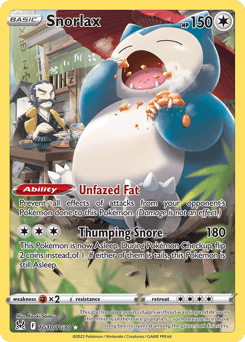 Snorlax TG10 — Lost Origin Trainer Gallery