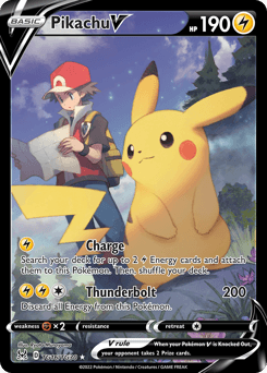 Pikachu V TG16 — Lost Origin Trainer Gallery
