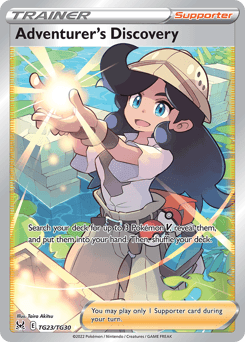 Adventurer's Discovery TG23/30 — Lost Origin Trainer Gallery