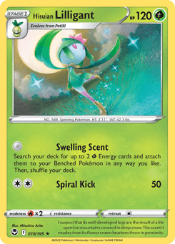 Hisuian Lilligant 10 — Silver Tempest