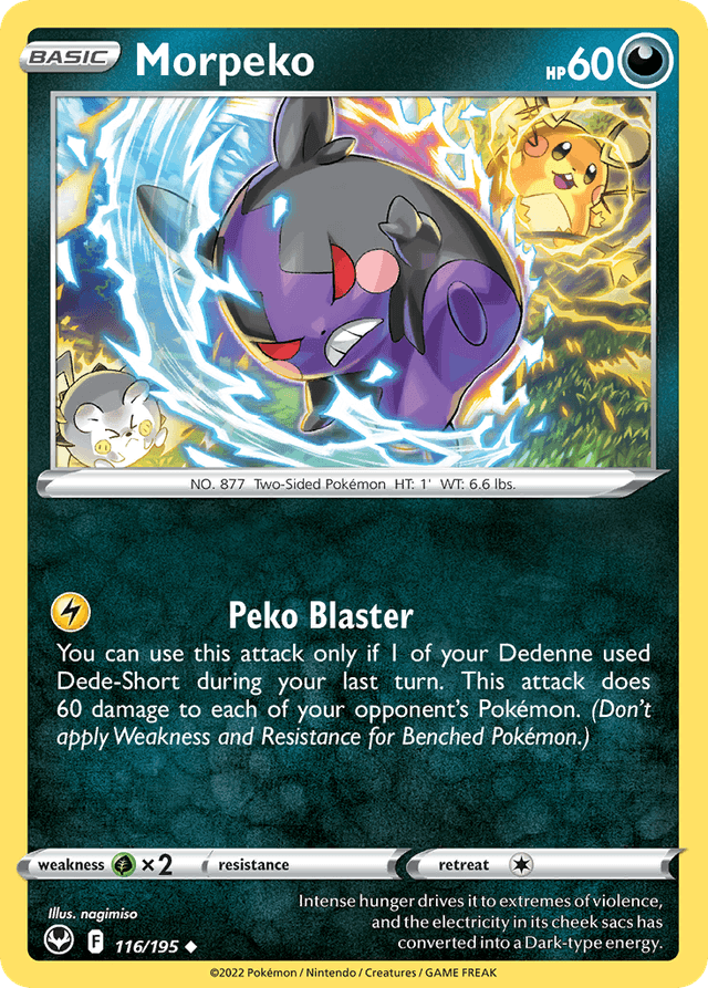 Carta Morpeko 116/195 do set Silver Tempest — Pokémon TCG | Bynx