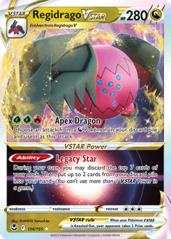 Regidrago VSTAR 136 — Silver Tempest