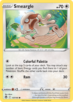 Smeargle 137 — Silver Tempest