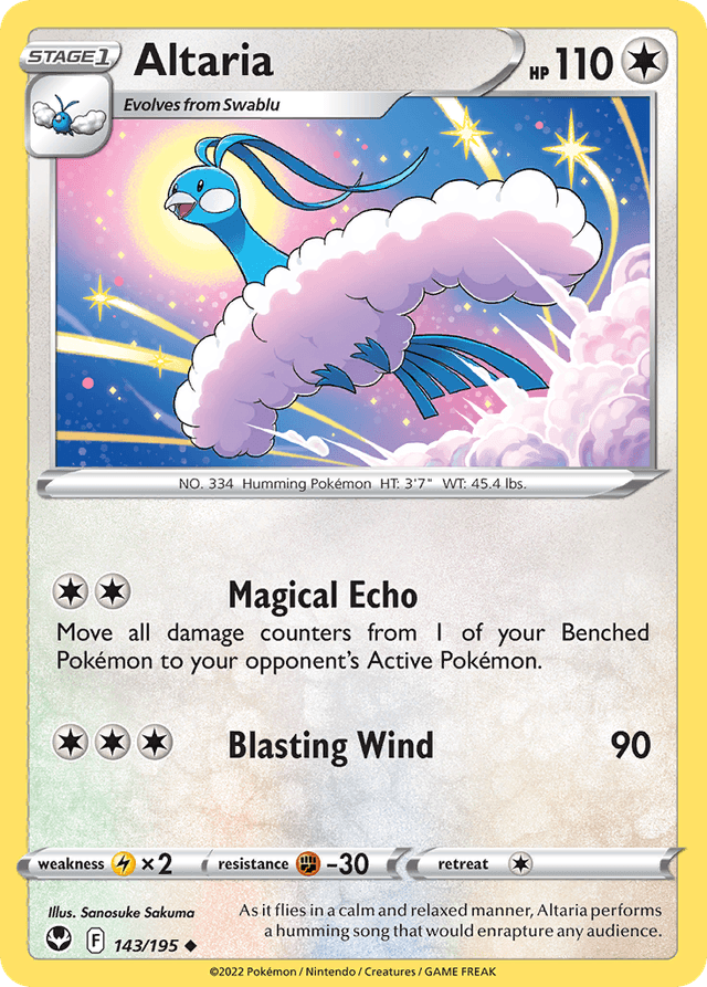 Carta Altaria 143/195 do set Silver Tempest — Pokémon TCG | Bynx