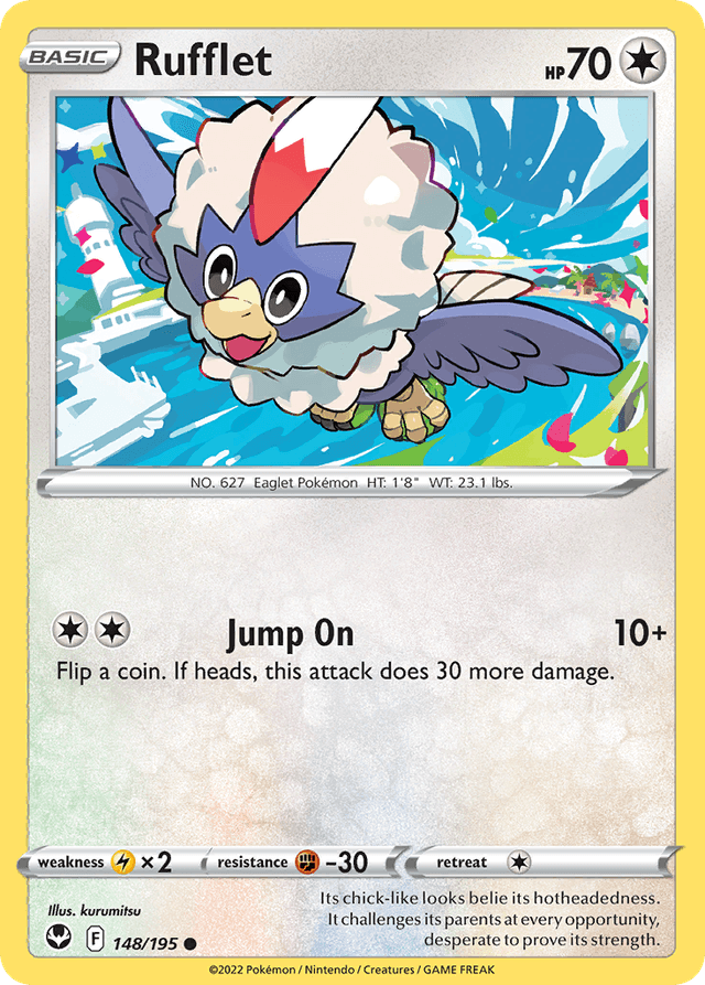Carta Rufflet 148/195 do set Silver Tempest — Pokémon TCG | Bynx