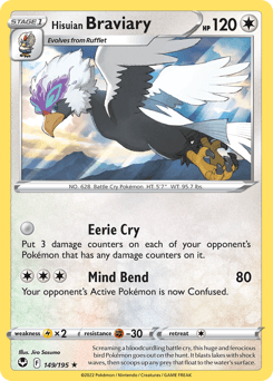 Hisuian Braviary 149 — Silver Tempest