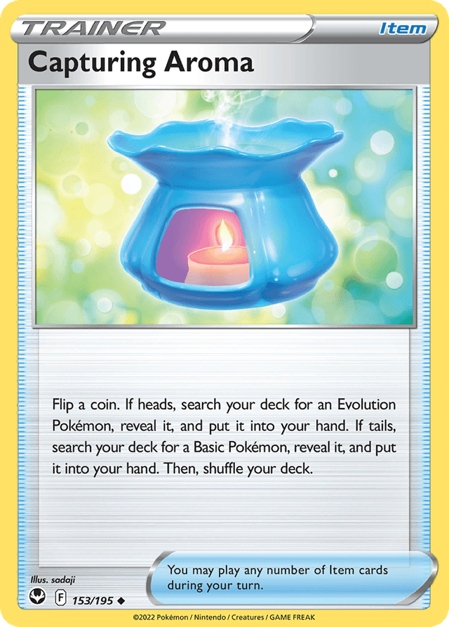 Carta Capturing Aroma 153/195 do set Silver Tempest — Pokémon TCG | Bynx