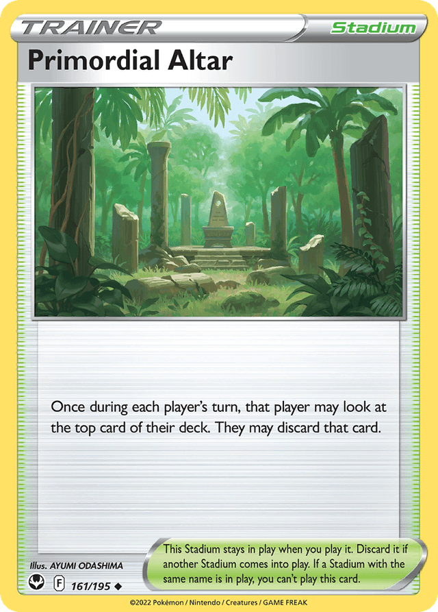 Carta Primordial Altar 161/195 do set Silver Tempest — Pokémon TCG | Bynx