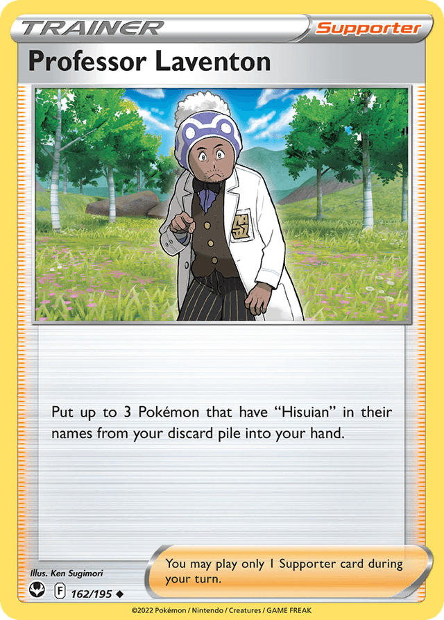 Carta Professor Laventon 162/195 do set Silver Tempest — Pokémon TCG | Bynx