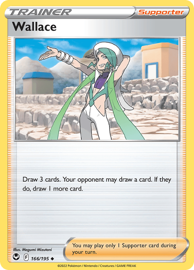 Carta Wallace 166/195 do set Silver Tempest — Pokémon TCG | Bynx