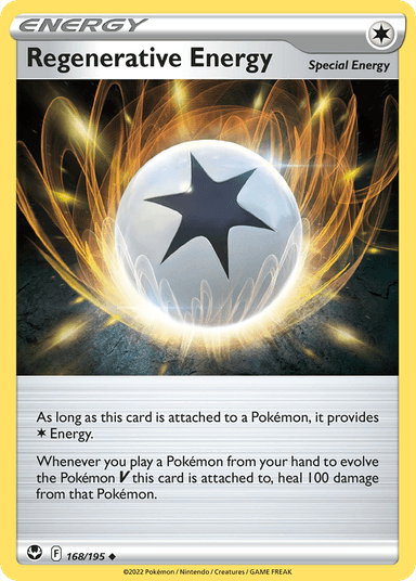 Carta Regenerative Energy 168/195 do set Silver Tempest — Pokémon TCG | Bynx