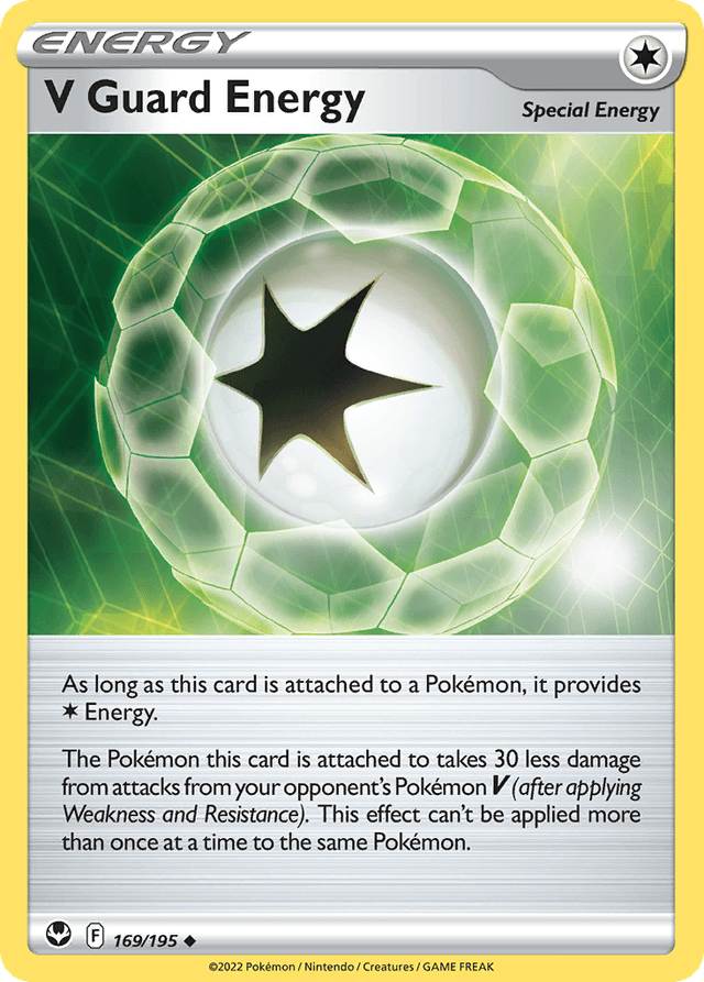 Carta V Guard Energy 169/195 do set Silver Tempest — Pokémon TCG | Bynx