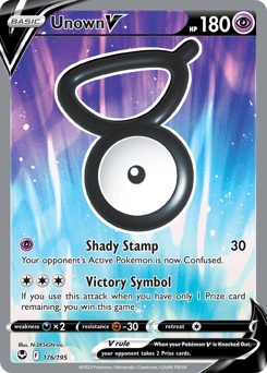 Unown V 176 — Silver Tempest