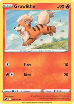 Growlithe 19 — Silver Tempest