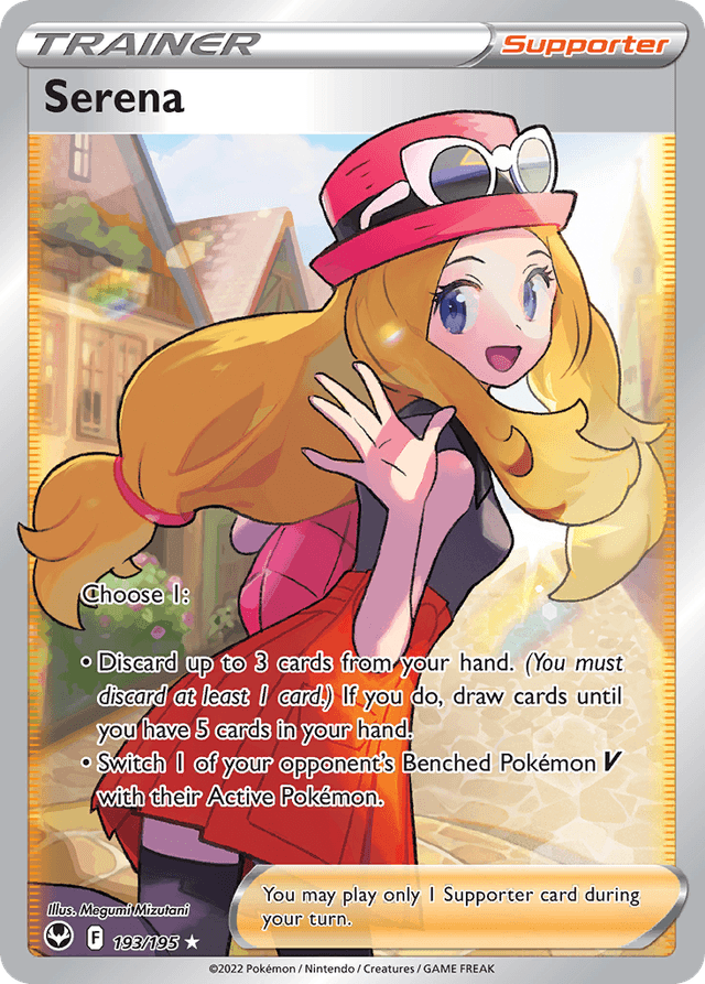 Carta Serena 193/195 do set Silver Tempest — Pokémon TCG | Bynx
