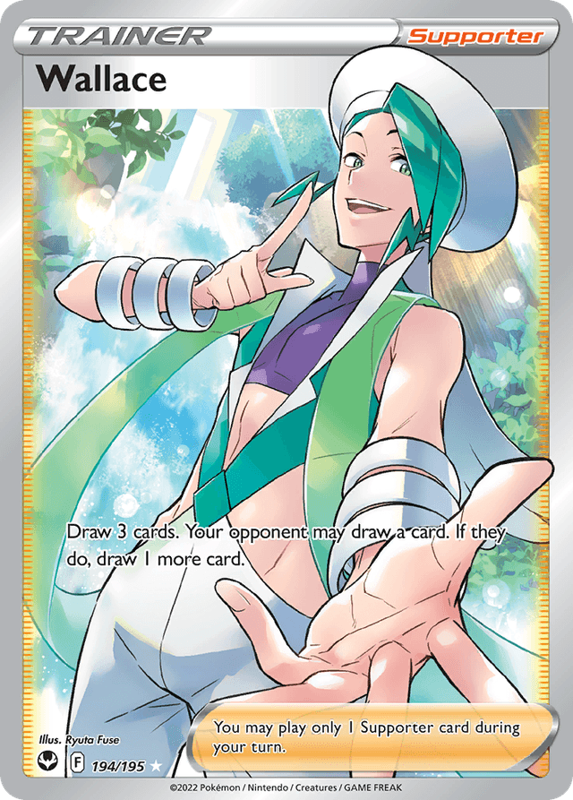Carta Wallace 194/195 do set Silver Tempest — Pokémon TCG | Bynx