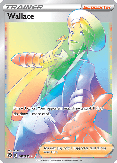 Carta Wallace 208/195 do set Silver Tempest — Pokémon TCG | Bynx