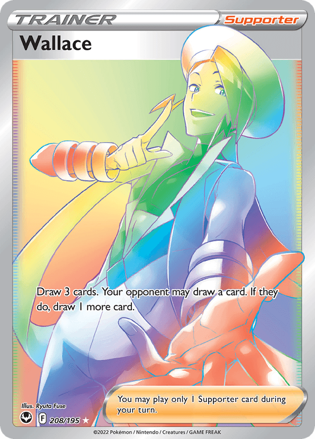 Carta Wallace 208/195 do set Silver Tempest — Pokémon TCG | Bynx