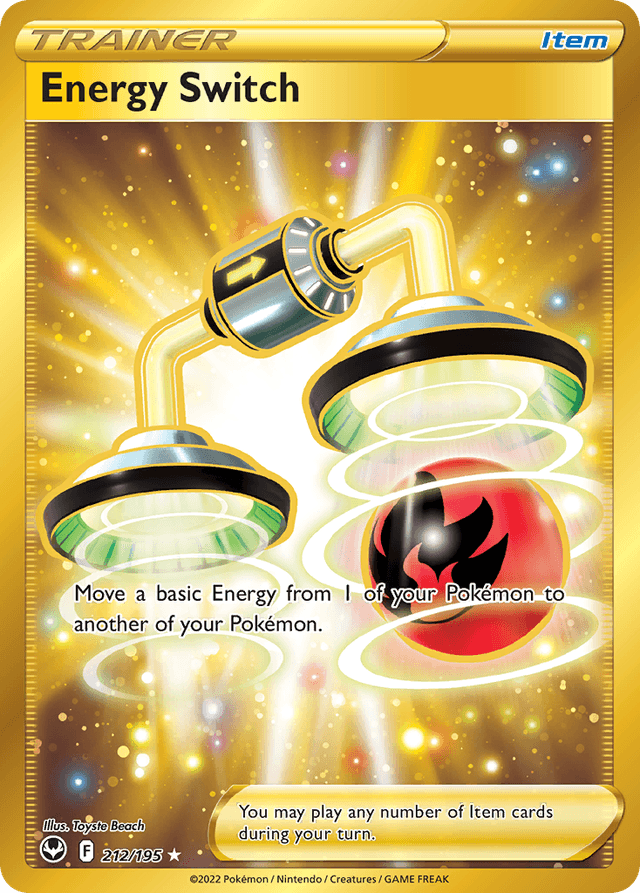 Carta Energy Switch 212/195 do set Silver Tempest — Pokémon TCG | Bynx