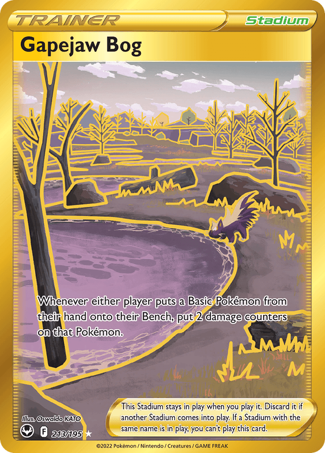Carta Gapejaw Bog 213/195 do set Silver Tempest — Pokémon TCG | Bynx