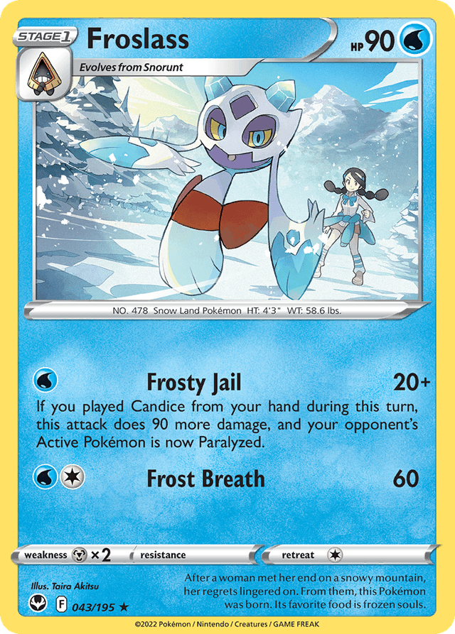 Carta Froslass 43/195 do set Silver Tempest — Pokémon TCG | Bynx