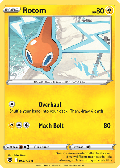 Carta Rotom 53/195 do set Silver Tempest — Pokémon TCG | Bynx