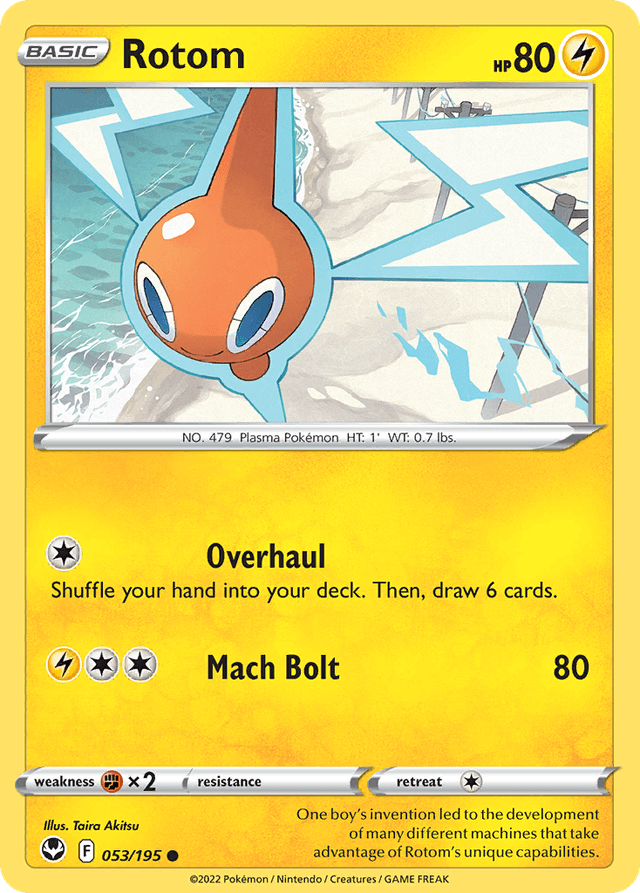 Carta Rotom 53/195 do set Silver Tempest — Pokémon TCG | Bynx