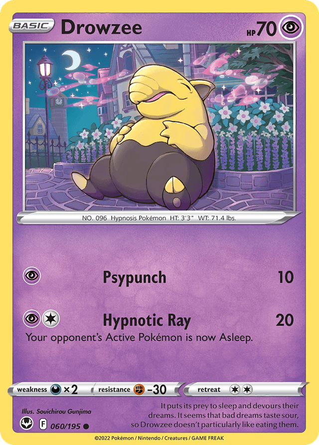 Carta Drowzee 60/195 do set Silver Tempest — Pokémon TCG | Bynx