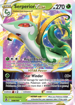 Serperior VSTAR 8 — Silver Tempest