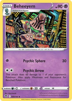 Beheeyem 80 — Silver Tempest