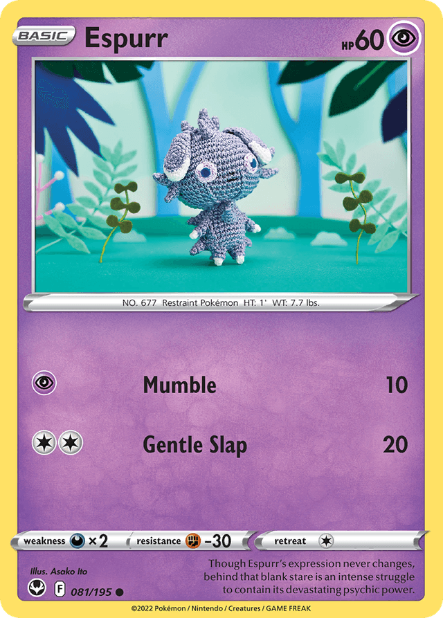 Carta Espurr 81/195 do set Silver Tempest — Pokémon TCG | Bynx