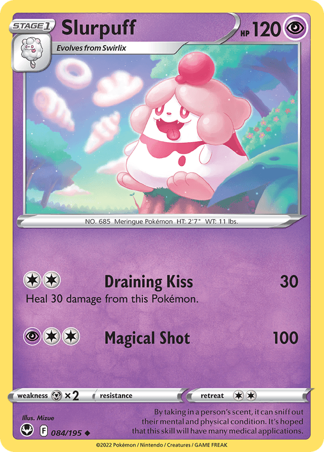 Carta Slurpuff 84/195 do set Silver Tempest — Pokémon TCG | Bynx