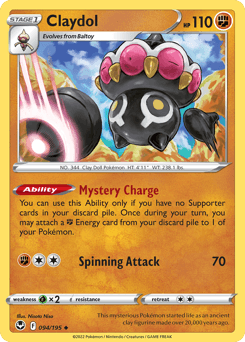 Claydol 94 — Silver Tempest