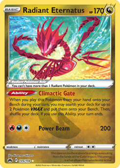 Radiant Eternatus 105 — Crown Zenith