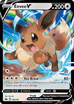 Eevee V 108 — Crown Zenith