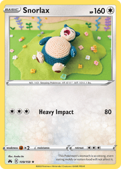 Snorlax 109 — Crown Zenith