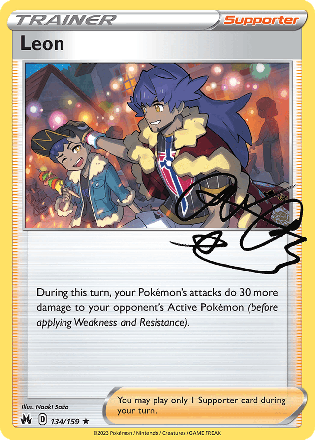 Carta Leon 134/159 do set Crown Zenith — Pokémon TCG | Bynx