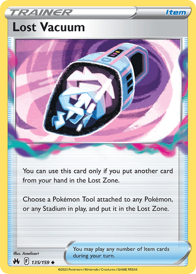 Carta Lost Vacuum 135/159 do set Crown Zenith — Pokémon TCG | Bynx