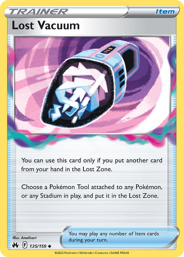 Carta Lost Vacuum 135/159 do set Crown Zenith — Pokémon TCG | Bynx