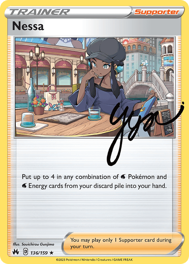 Carta Nessa 136/159 do set Crown Zenith — Pokémon TCG | Bynx