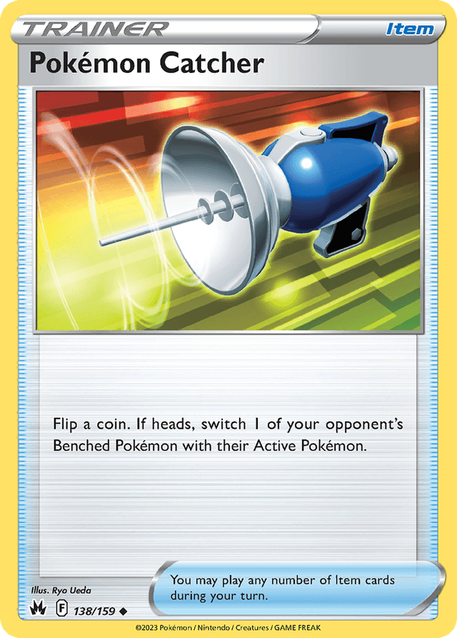 Carta Pokémon Catcher 138/159 do set Crown Zenith — Pokémon TCG | Bynx