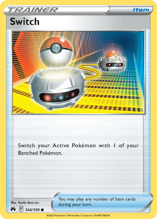Carta Switch 144/159 do set Crown Zenith — Pokémon TCG | Bynx