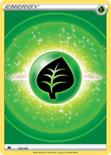 Carta Grass Energy 152/159 do set Crown Zenith — Pokémon TCG | Bynx