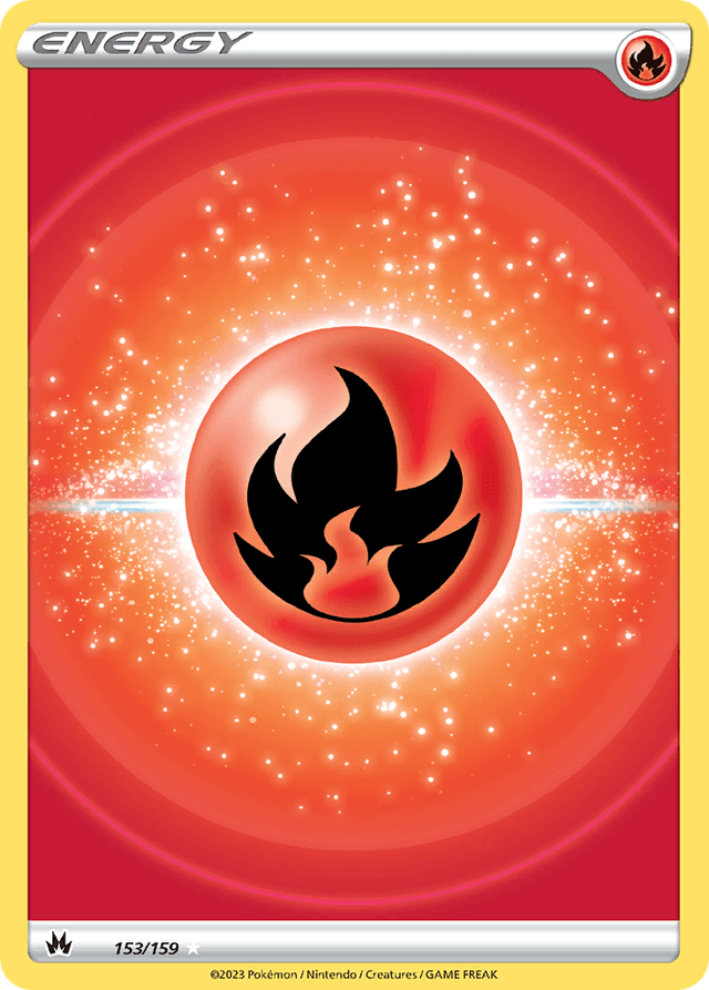 Carta Fire Energy 153/159 do set Crown Zenith — Pokémon TCG | Bynx