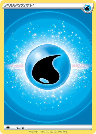 Carta Water Energy 154/159 do set Crown Zenith — Pokémon TCG | Bynx