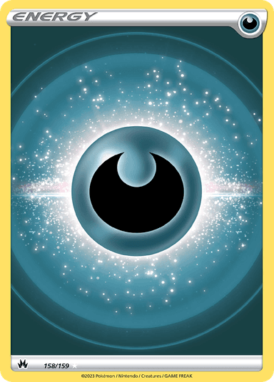 Carta Darkness Energy 158/159 do set Crown Zenith — Pokémon TCG | Bynx