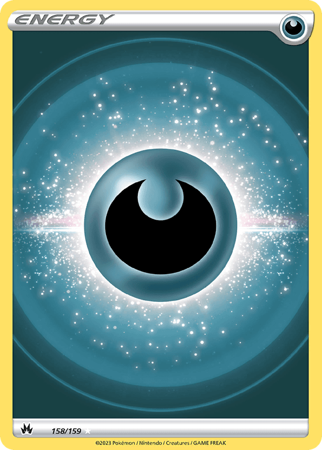 Carta Darkness Energy 158/159 do set Crown Zenith — Pokémon TCG | Bynx